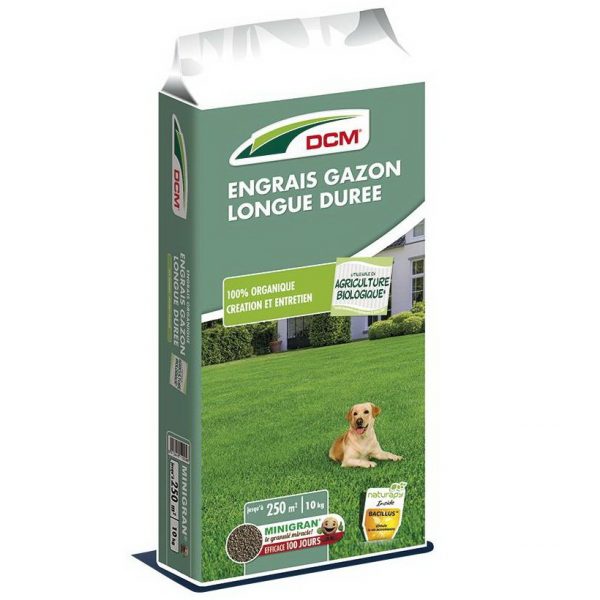 DCM BIO îngrășământ de gazon 7-5-10+2MgO 10 kg