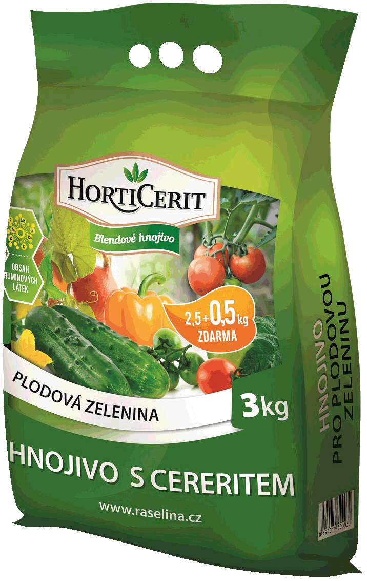 Îngrășământ granulat (Horticerit) Fructe - Legume 3 kg