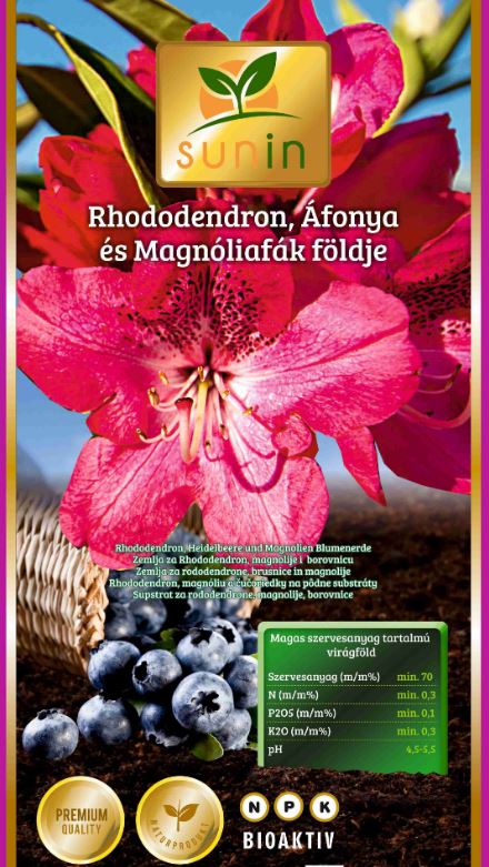 Sol pentru ghiveci pentru rododendroni Sunin 50 l