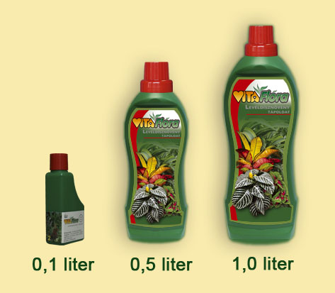 Soluţie nutritivă Vitaflora pentru plante decorative prin frunze 1 l