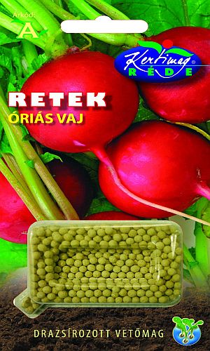 Drazsírozott Retek Óriás vaj 350 szem