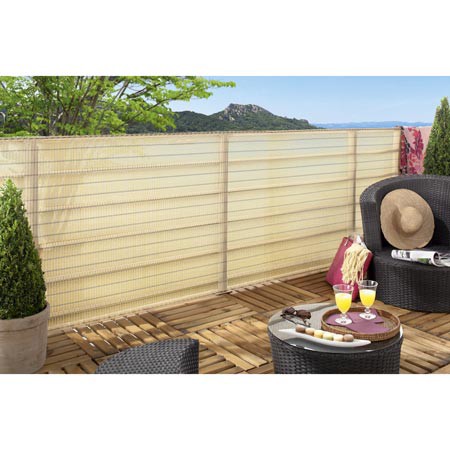 Fence mesh "Havana" sand 1,5x5 m