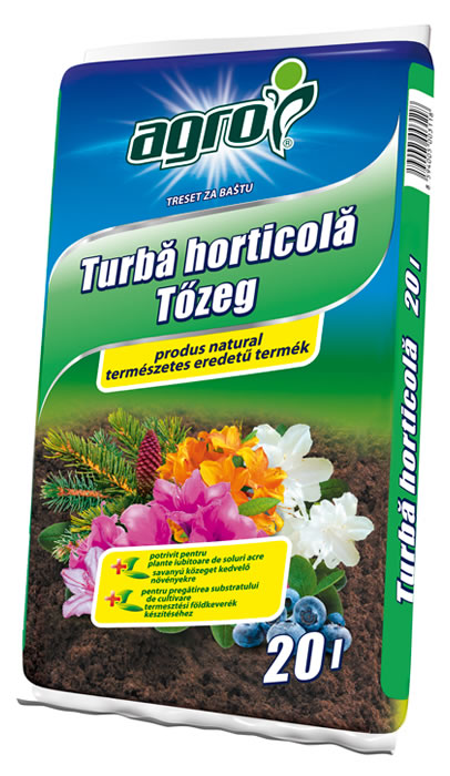 Turbă naturală 50 l Agro Cs