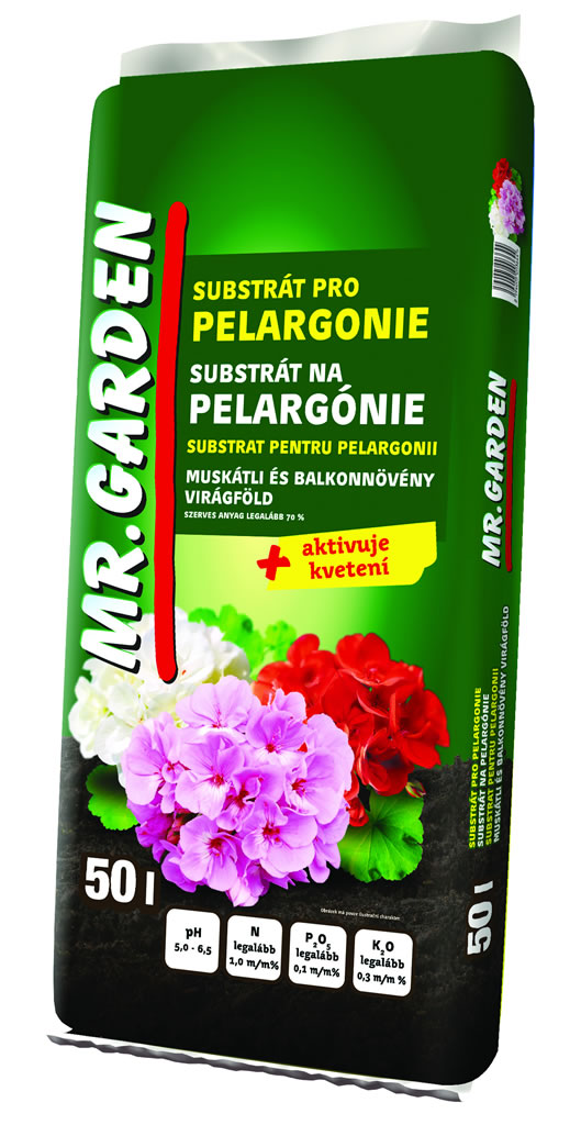 Pământ pentru ghivece pentru plante de balcon Mr. Garden 50 l