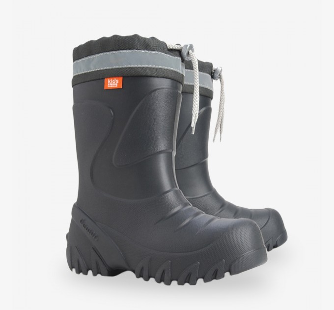 Kids rubber boots DEMAR Mamut-S D dark grey 32/33