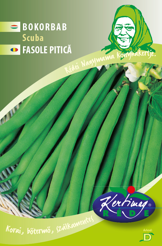 Fasole pitică de păstaie verde Scuba 50 g