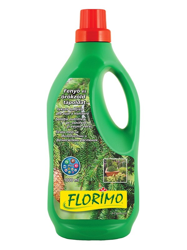 Florimo Soluție nutritivă pentru pinuri - plante veșnic verzi 1 l