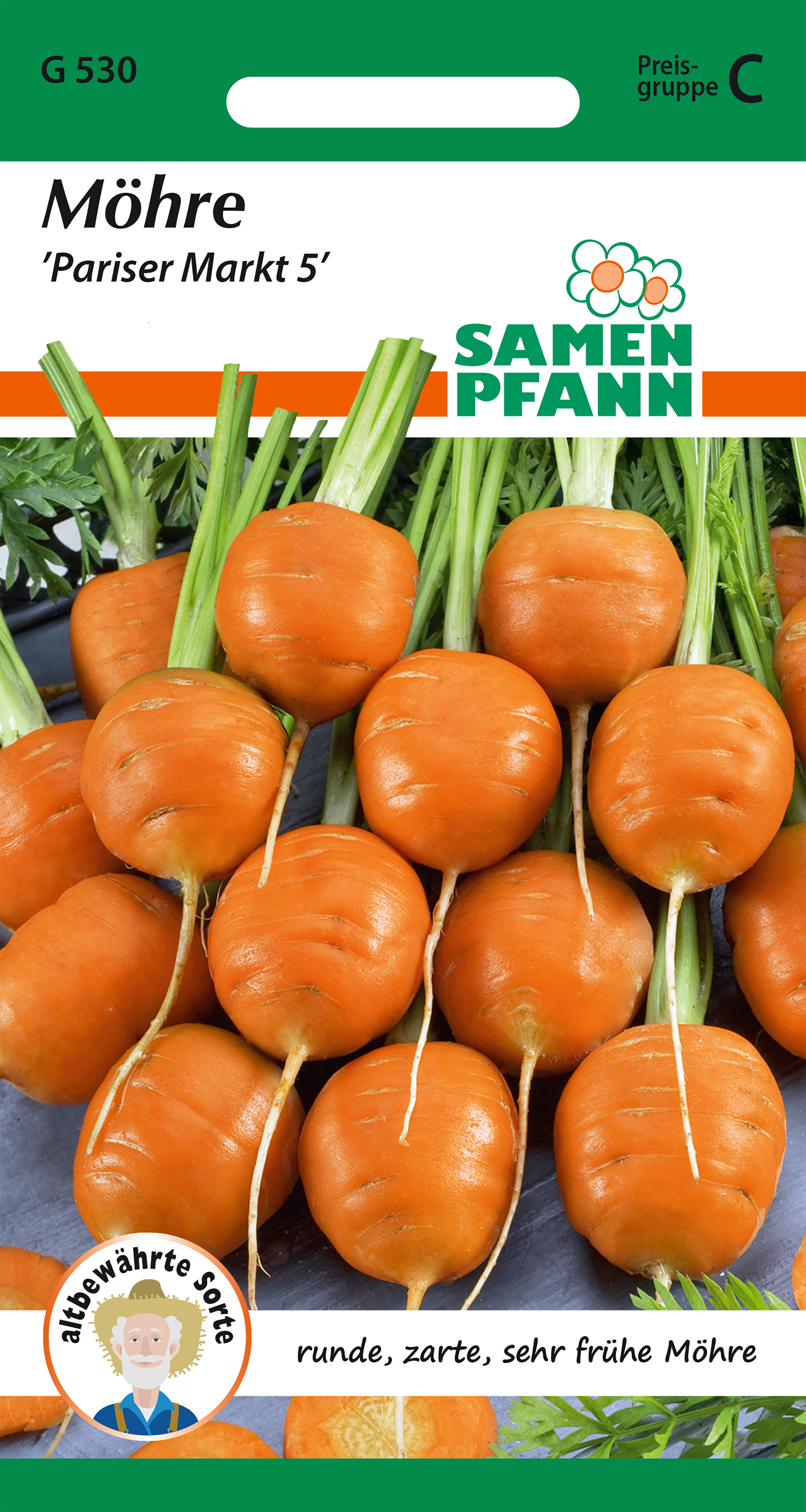 Carrot Pariser Markt 5 kb 3 fm Seeds Pfann