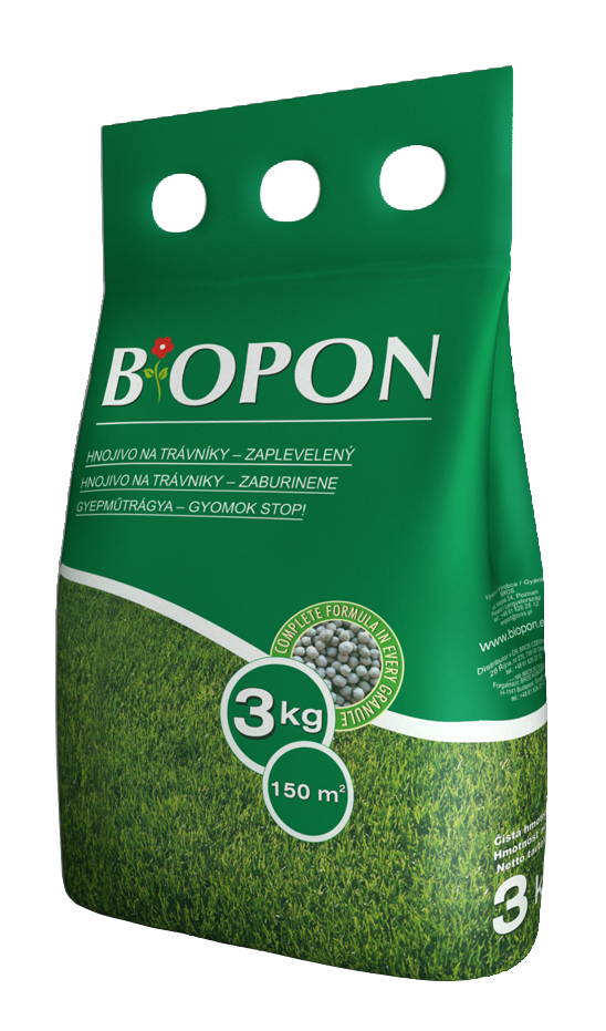 Biopon îngrășământ împotriva buruienilor 3 kg