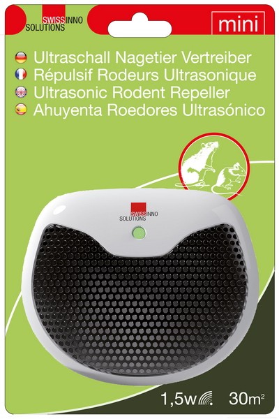 Alarmă pentru rozătoare cu ultrasunete 1,5 watt 15m2 Swissinno