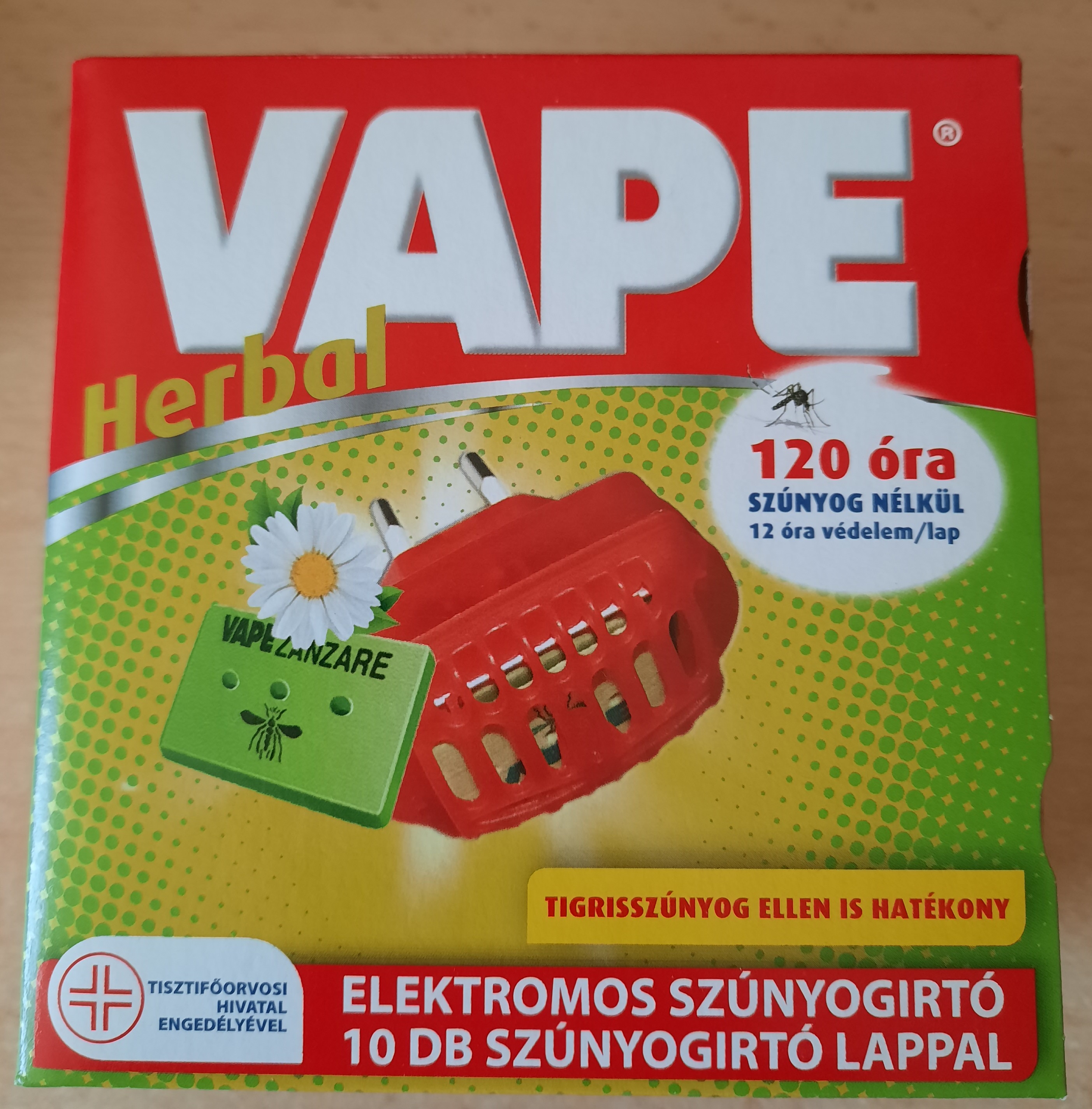 Vape Herbal respingător de țânțari cu inserție electrică + 10 foi