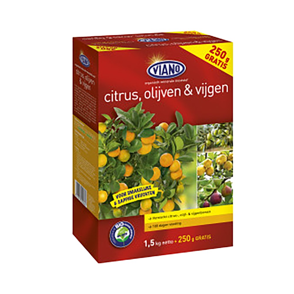 Îngrășământ organic Viano pentru plante mediteraneene, Citrice 1,75 kg