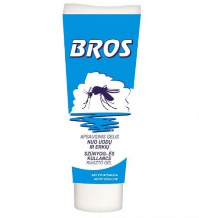 Bros gel împotriva țânțarilor și căpușelor 50 ml