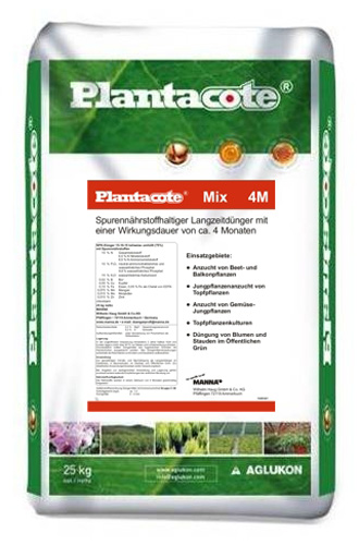 Plantacote Mix 15+10+15+2MgO+TE 4 luni 25 kg