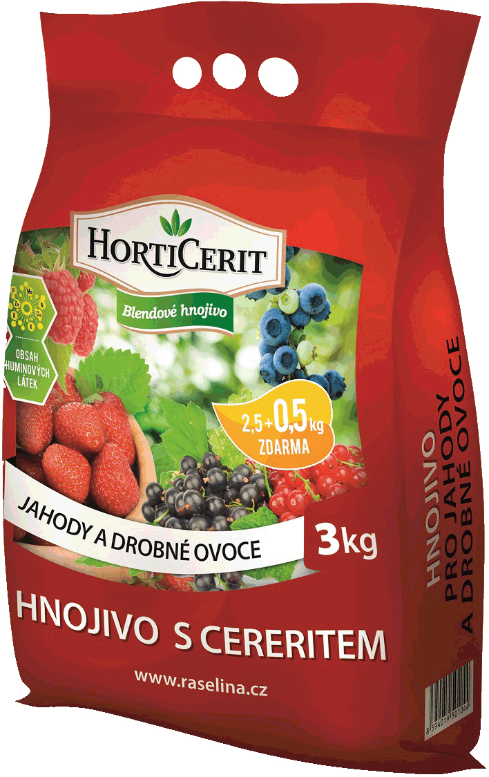 Îngrășământ granulat  (Horticerit) Căpșuni și fructe mici 3 kg