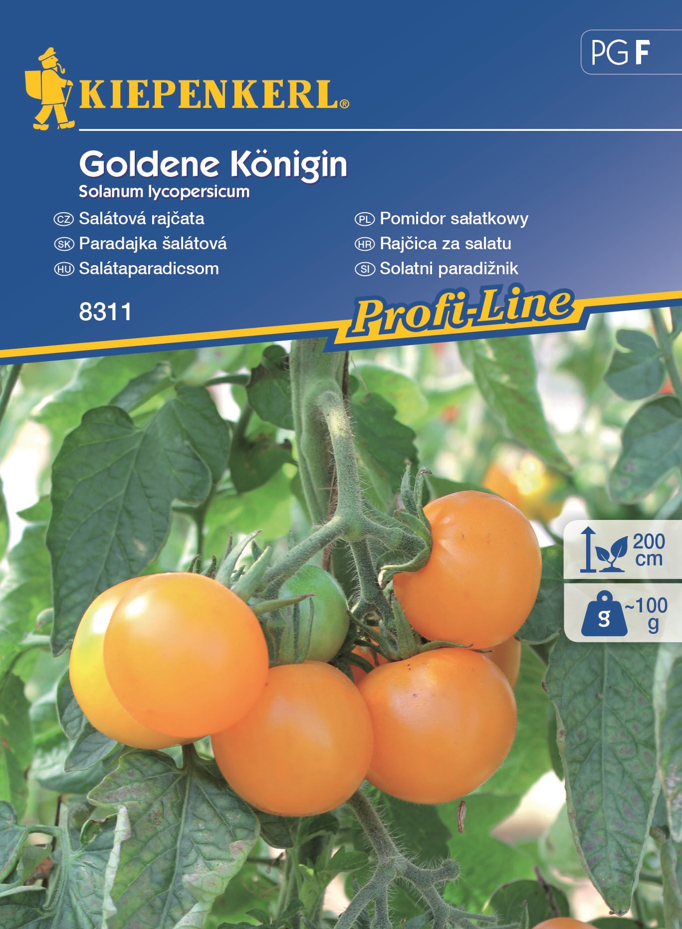 Tomate Golden Queen yellow Kiepenkerl 20 semințe