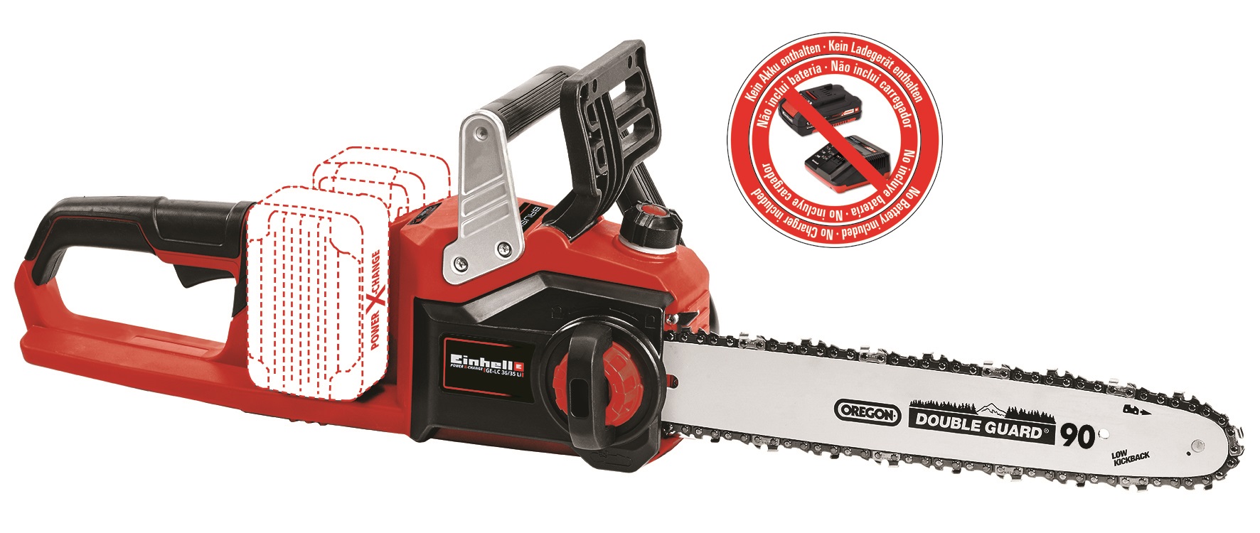 Einhell Battery Chainsaw GE-LC 36/35 Li - Solo