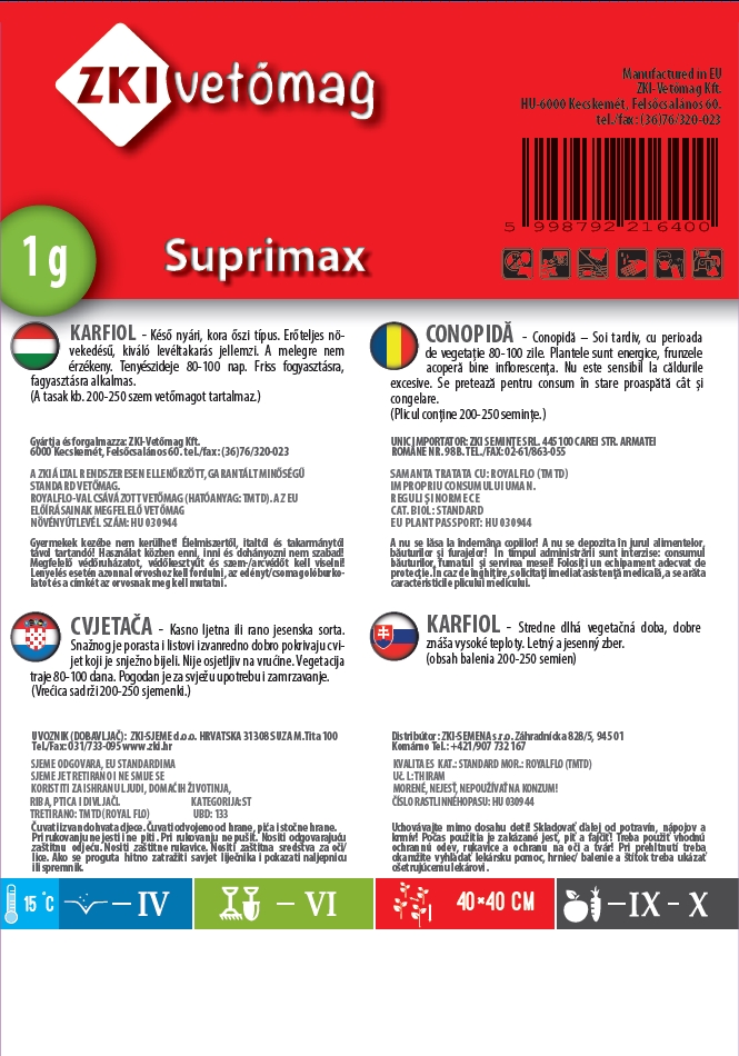 Conopidă Suprimax 1g ZKI