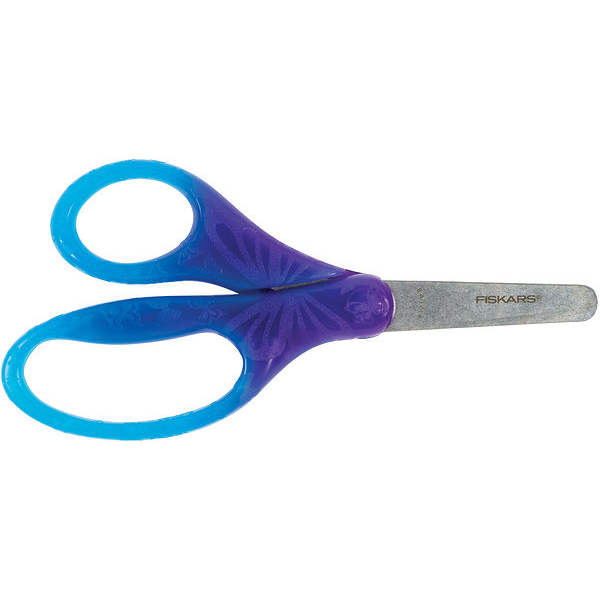 Foarfecă pentru copii Fiskars gradient de culoare albastru / violet ,12 cm