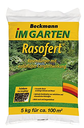 Beckmann Rasofert® îngrășământ mineral organic cu acțiune prelungită 12+3+5+45% conținut de materie organică 5 kg