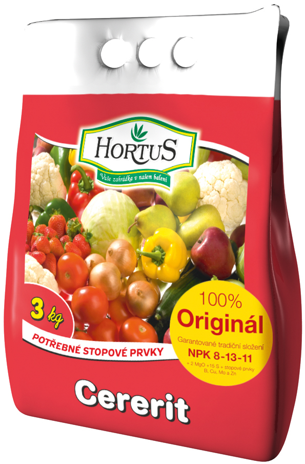 Granunált műtrágya (Hortus) Cererit 8-13-11+2MgO+15S 3 kg