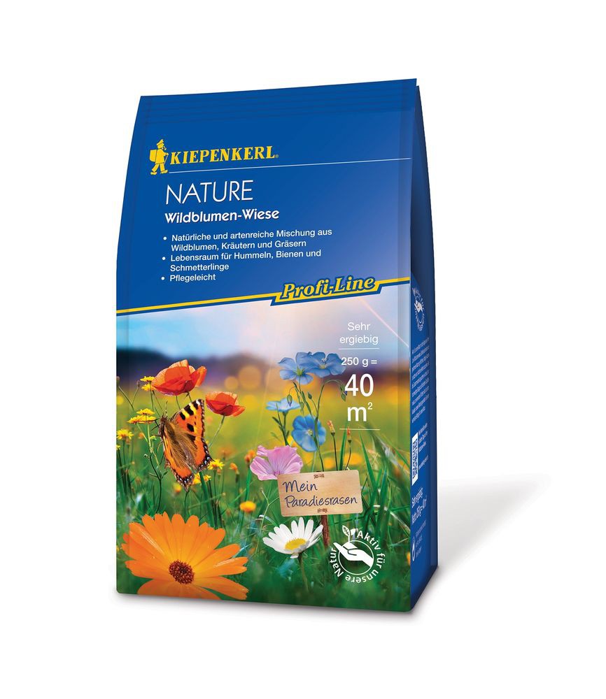 Semințe de iarbă Amestec natural de flori sălbatice Kiepenkerl 250 g