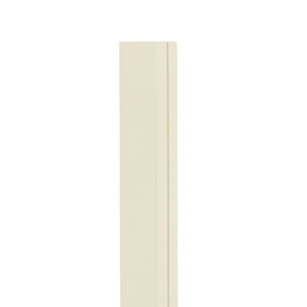 Aluminium post for fixing Mosaic/Privat panels Alupost White 215 cm