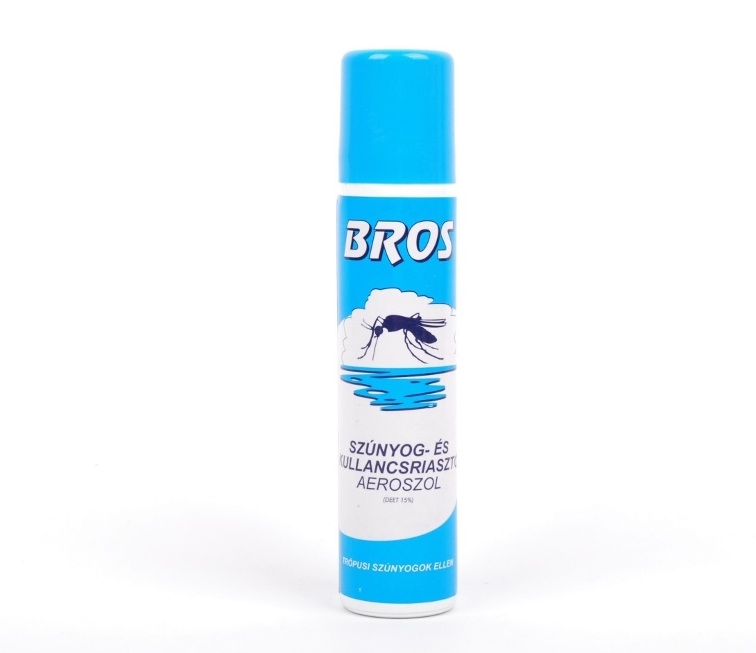 Bros  aerosol împotriva țânțarilor și căpușelor 90 ml