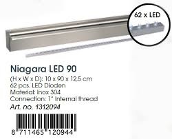 Element de cascadă  "Niagara Led 90"