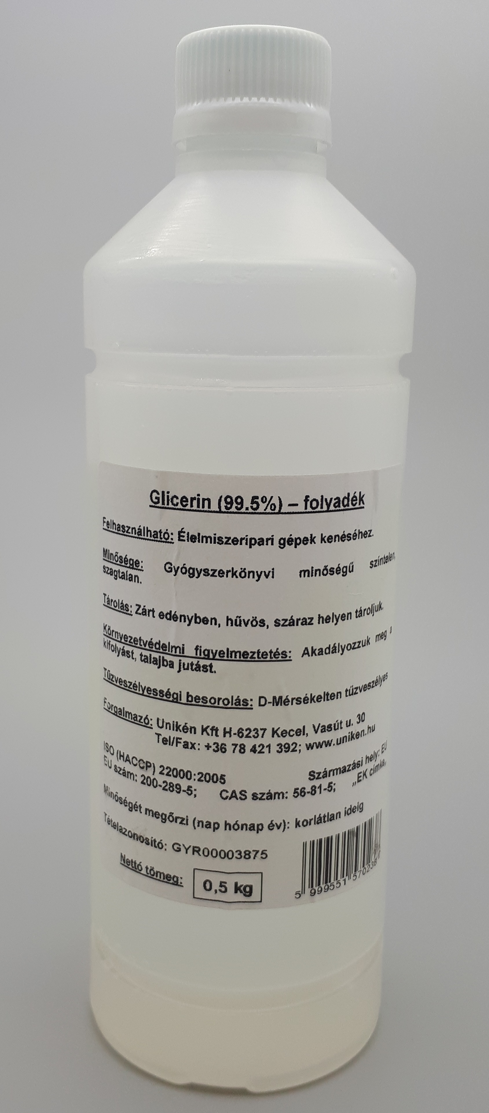 Glycerol 0,5 kg